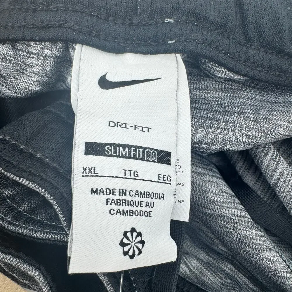 Nike Soccer Shorts Mens XXL 2XL Slim Fit Academy‎ Dri-Fit Drawstring Active NEW